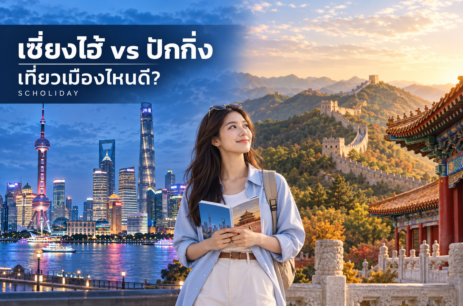 เซี่ยงไฮ้ vs ปักกิ่ง เที่ยวเมืองไหนดี?