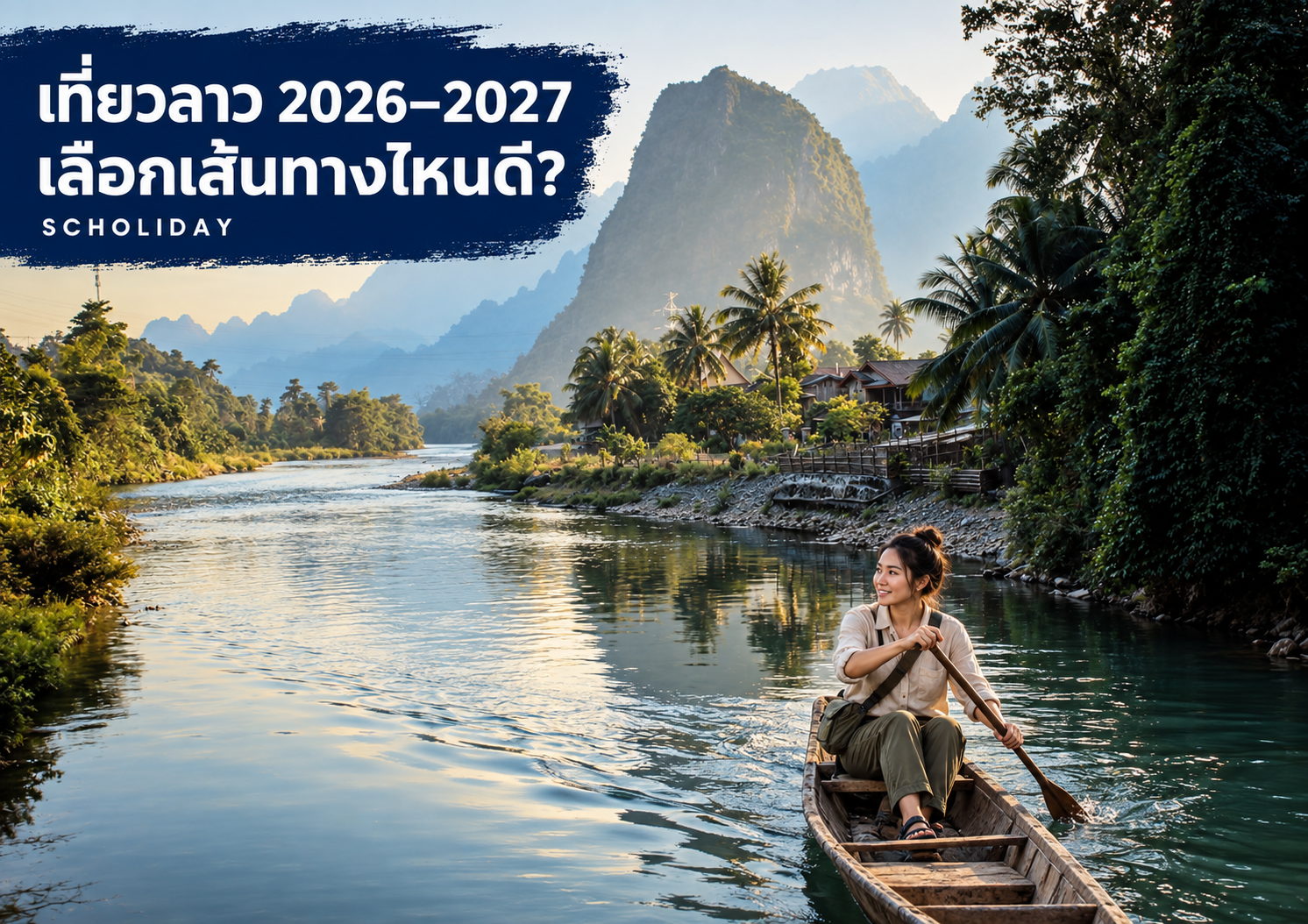 เที่ยวลาว 2026–2027 เลือกเส้นทางไหนดี? ลาวเหนือหรือลาวใต้ | S.C. Holiday